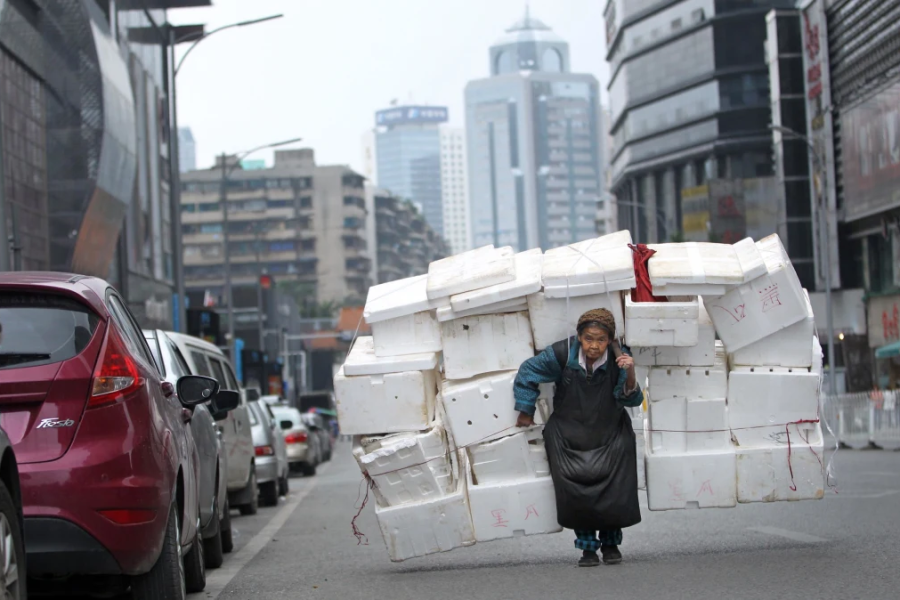 «Мусорные бабушки» Китая